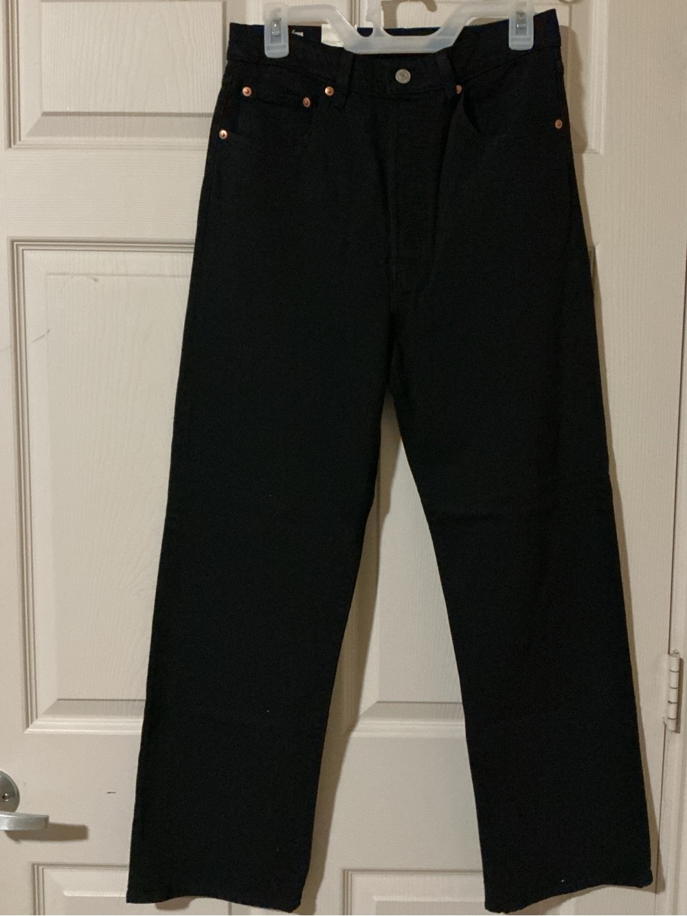 Levi's Black Straight Jeans - Classic Five-Pocket Style